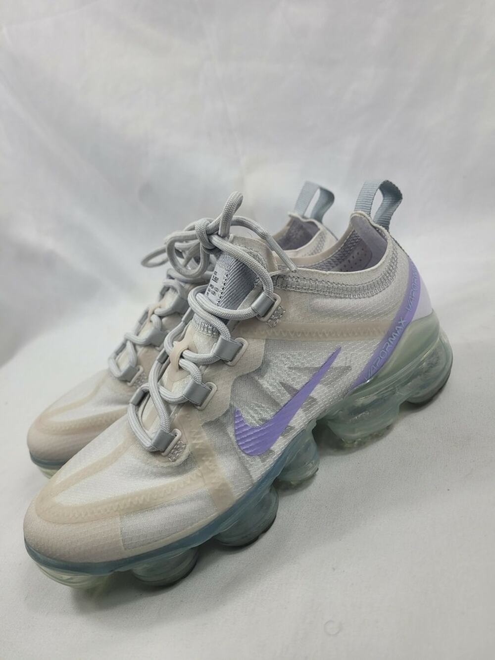 Nike Air Vapormax 2019 Vast Grey Purple Agate Shoes BV6483-001 Women's Size 5